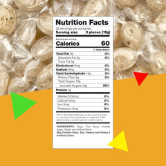 Ginger Candy | 1 Lb Bag – Approx. 90 Count | Hard Candy Individually Wrapped |