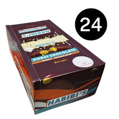 Habibi’s Dubai Chocolate Crunchy Pistachio Cream, Pack of 24, 40grams Each Halal