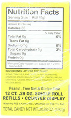Original Fruit Candy Refills, 6-Count Roll, 0.29 Ounce (Pack of 12)