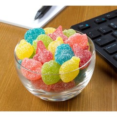 JOLLY RANCHER Sour Gummies Assorted Fruit Flavored Candy 6.5 oz (Pack of 1)