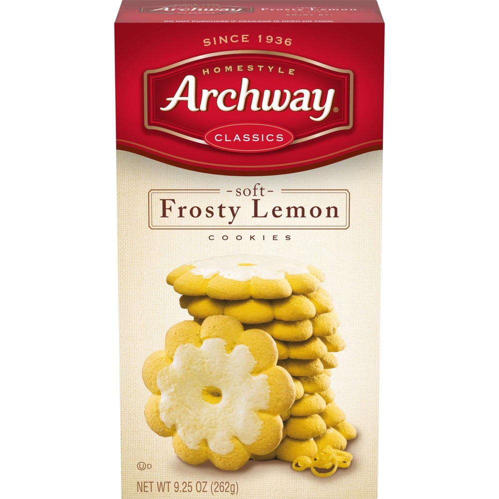 Archway Cookies, Soft Frosty Lemon Cookies, Kosher, 9.25 Oz