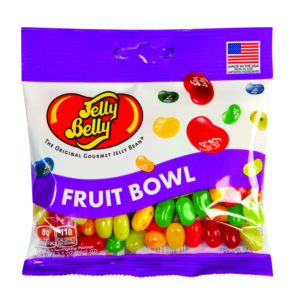 FRUIT BOWL – Jelly Belly Candy Jelly Beans -3 cts of 3.5OZ -SHIPS FREE