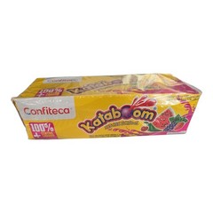 Kataboom Confiteca Ecuador Liquid Center Gum Strawberry Grape Watermelon Cherry