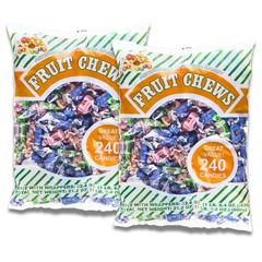 Albert’S Alberts Candy Assorted Fruit Chews Candy Individually Wrapped 2-Pack