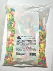 Sour Neon Mini Gummy Worm Candy 8oz 1LB 2LB 3LB 4LB 4.5LB Bag Fresh Worms