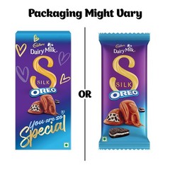 Cadbury Dairy Milk Silk Oreo Large Filled Bar 124g (Pack OF 2)
