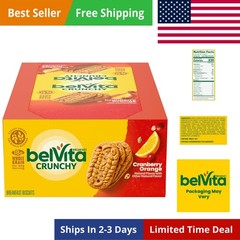 Breakfast Bars Biscuits, Cranberry Orange, 8 Packs 4 Biscuits Per Pack