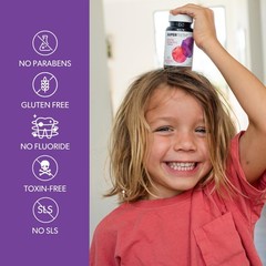 SUPER TEETH Oral Probiotic for Kids Adults | 60 Strawberry Lactobacillus Reu…