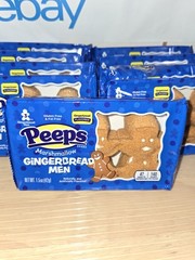 (9) Peeps Marshmallow-Gluten Free Gingerbread Men FRESH Gingerbread Flavor