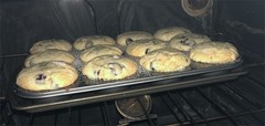 Lemon Blueberry Muffins * Homemade with Organic Ingredients