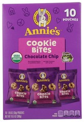 Annies Organic Chocolate Chip Cookie Bites, 10 Pouches, 10.5 Oz – 3 Pack