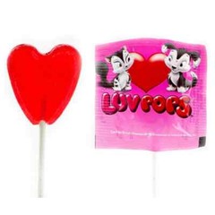 LUV POPS (2-PACK) Pepe & Penelope Intense Cherry Lollipops – 40 Count – 24 oz