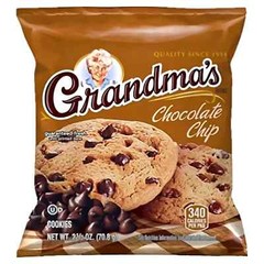 Grandma’s Cookies, Chocolate Chip, 2 count package (Pack of 45)