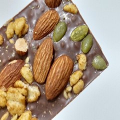 10X Orion Tokping Almond Granola Chocolate Snack Individual packaging 43g Korean