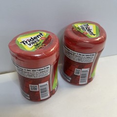 Trident Vibes SOUR PATCH KIDS Redberry Sugar-Free Chewing Gum, 40 Piece Bottle