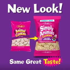 3 Bags Stauffer’s Iced Animal Cookies, 20 oz Each – Pink & White Frosted Animal