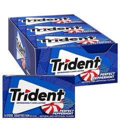 Bubblegum Sugar Free Gum, Travel Accessories, 12 Packs of 14 Pieces (168 Total P