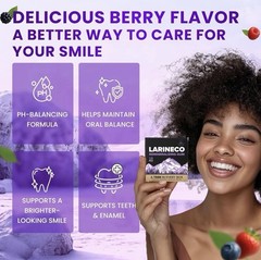 Larineco Remineralizing Gum Berry Flavor 36 Pieces (18 Count (Pack of 2)