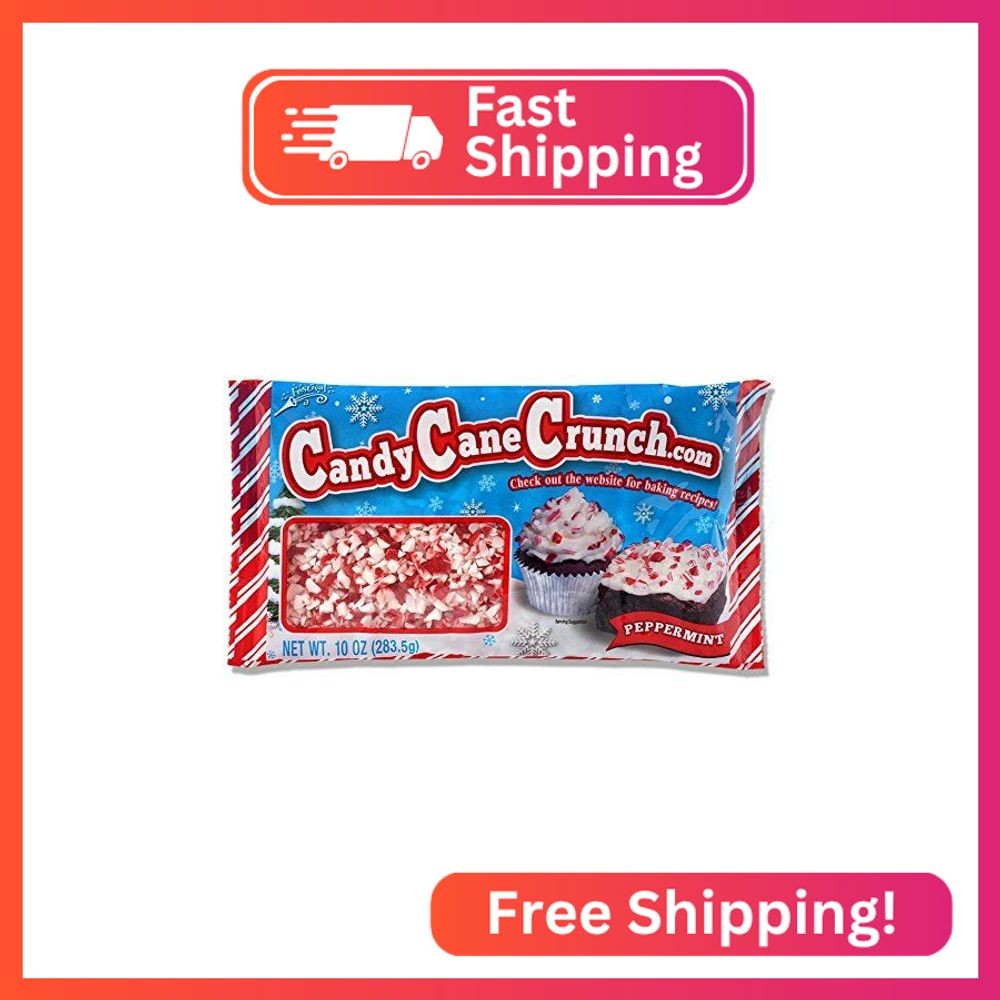 Festival Candy Cane Peppermint Crunch 10 Oz (Pack of 2)