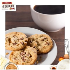 Pepperidge Farm Farmhouse Thin & Crispy Toffee Milk Chocolate Cookies, 6.9oz Bag