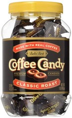 Coffee Candy 1 Pound Jar Individually Wrapped Hard Made with Real Sumatran