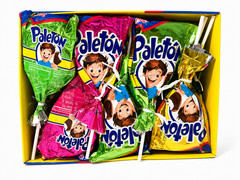 Ricolino Paleton 18 Count Marshmallow Chocolate Lollipop Mexican Candy