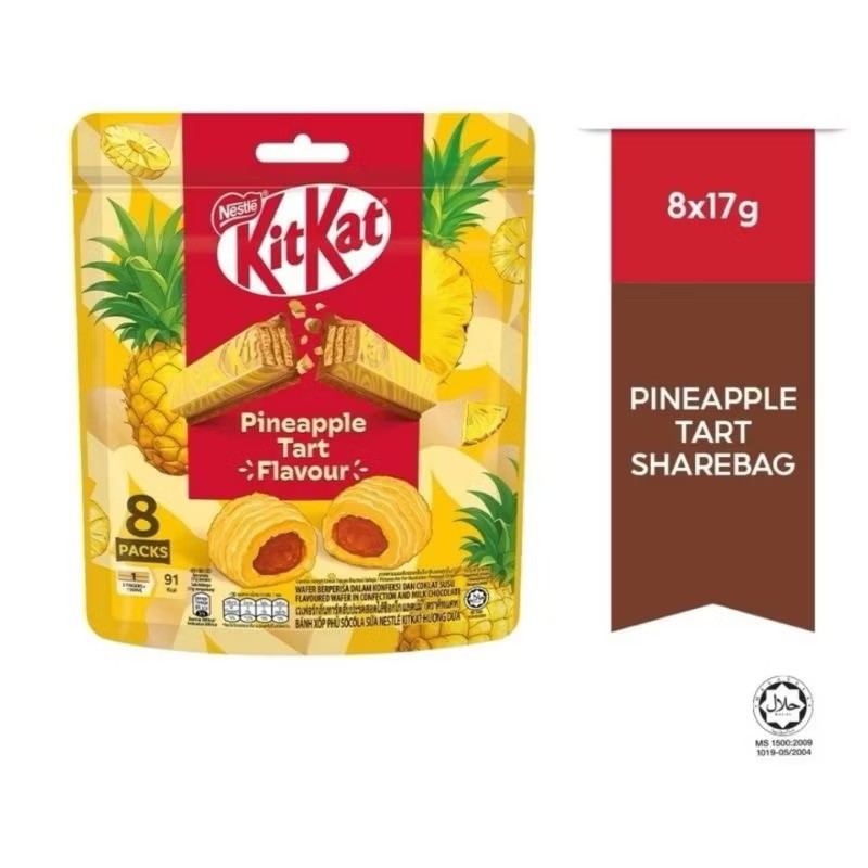 Special Offer! KitKat 2-Fingers Pineapple Tart Flavour Sharebag [Limited] (8 px)