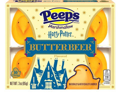3 oz/10ct PEEPS Harry Potter Butterbeer Flavored Marshmallow Chicks Candy