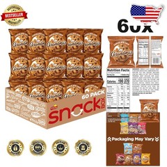 Chocolate Chip Cookies 60 Count – Soft, Chewy, Kosher, 150oz Value