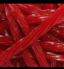 Red Cherry Licorice Twists, 2 lbs. ~ Made In USA ~ FREE SHIPPING 2 Packs