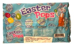 6oz/23ct Bag ALBERT’S Easter Egg Pops Candy Strawberry+Blu Raspberry+Watermelon+