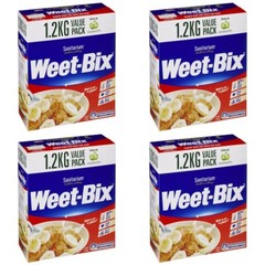 Sanitarium WeetBix 1.12KG X 4 VALUE PACK made by Sanitarium
