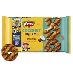 Keebler Fudge Cookies, Coconut Dreams, 8.5oz 8.5 Ounce (Pack of 1), brown