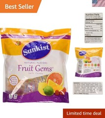 Individually-Wrapped Fruit Gems 32OZ – Keto-Friendly Gummy Delights for Parties