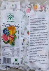 Rovan Holiwon Thai Chew Mix Fruit Candy Soft and Delicious Chewy Candy 300g
