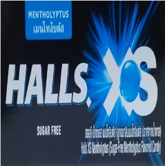 Halls XS Mentholyptus Sugar Free Mints Strong Menthol Cooling Candy Fresh Breath