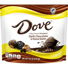 Dove Peanut Butter & Dark Chocolate Silky Smooth Promises 2 Pack