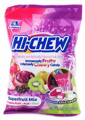 Morinaga HI-CHEW Fruity Chewy Candy – Superfruit Mix 3.17 oz each – Pack of 9