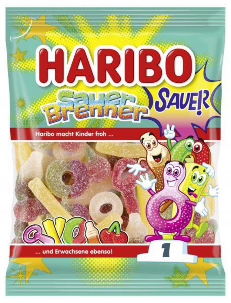 Haribo Candy | Haribo Sour Burner | 5,6 Ounce Total /160 Gr | Haribo Gummies
