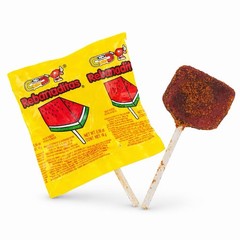 Rebanaditas Watermelon Chili Lollipops 40pcs Mexican Candy Spicy Tamarind Sweet