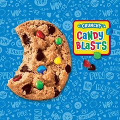 CHIPS AHOY! Crunchy Candy Blasts Fudgy Chocolate Chip Cookies,Family Size,18.9oz