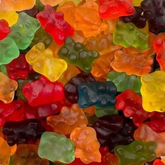 Gummy Bears Classic Candy – Made with Real Fruit Juice – 6 Flavors, 2 Pound Bag