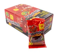 DLR Pulparindo Dots Bite Size Hard Shell Balls Spicy Picante 120 Pcs Mexic Candy