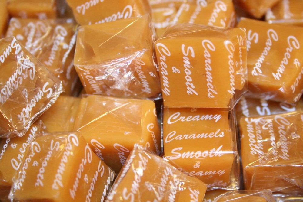 Bayside Candy Caramel Squares – Soft Vanilla Caramel Chews – Caramel Candy