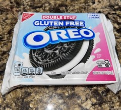 BRAND NEW SEALED DOUBLE STUFF GLUTEN FREE OREOS MADE WITH REAL COCOA 12.47 OZ