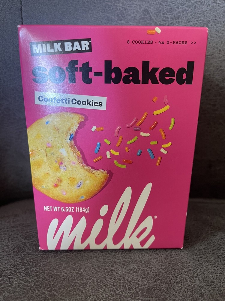 Milk Bar soft-baked Confetti Cookies 8 count 6.5 oz Recipe by NYC iconic bakery