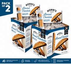 Nonni’s Almond Chocolate Biscotti, 24 ct. – Pack of 2 – New
