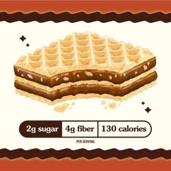 Rip Van Chocolate Hazelnut Wafer Cookies, Keto, NonGMO, Healthy Snacks, Low C…