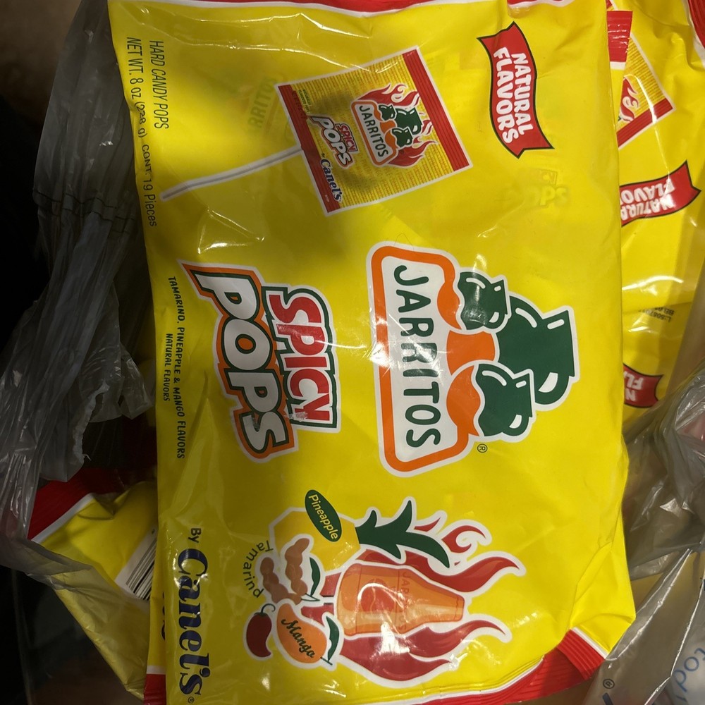 Jarritos Spicy Lollipops 8oz Mexican Chili Hot Sweet Candy Treats Lot of 12 2027