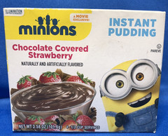 Minions Chocolate Covered Strawberry Instant Pudding Expired. Box for collector.